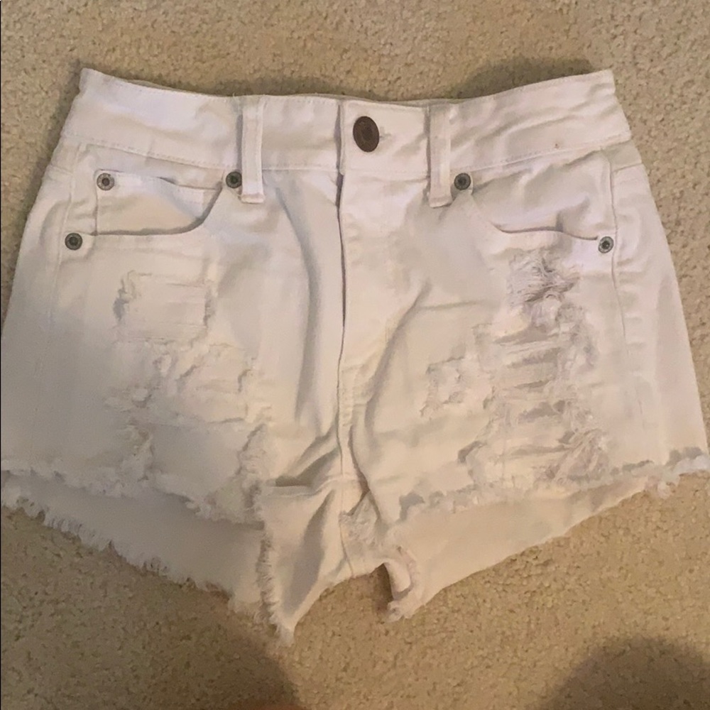 White American Eagle Jeans Shorts
